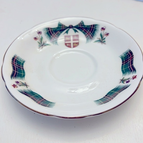 Royal Adderley Newfoundland Tartan Fine Bone China Teacup and Saucer England - Picture 3 of 7